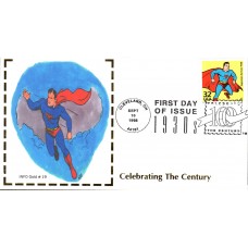#3185f Superman Info FDC
