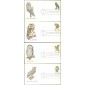 #1760-63 American Owls Integrity FDC Set