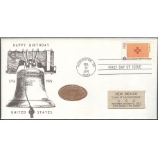#1679 New Mexico State Flag Jack's FDC