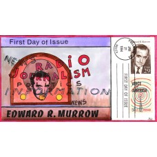 #2812 Edward R. Murrow Combo JLG FDC