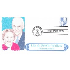 #2936 Lila and DeWitt Wallace Juvelar FDC