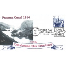 #3183f Panama Canal Juvelar FDC