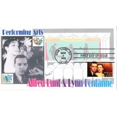 #3287 Alfred Lunt and Lynn Fontanne Juvelar FDC