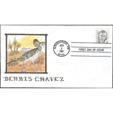 #2186 Dennis Chavez KAH FDC
