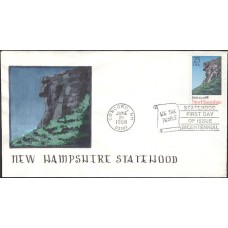 #2344 New Hampshire Statehood KAH FDC