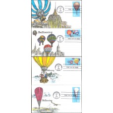 #2032-35 Hot Air Ballooning Karen's FDC Set