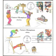 #2067-70 Winter Olympics Karen's FDC Set