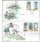 #2470-74 Lighthouses Karen's FDC Set