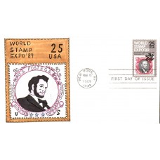 #2410 World Stamp Expo Karoline's FDC