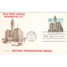 #UX99 Old Washington Post Office Kenick FDC