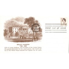 #1822 Dolley Madison KMC FDC