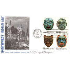 #1834-37 Indian Masks KMC FDC