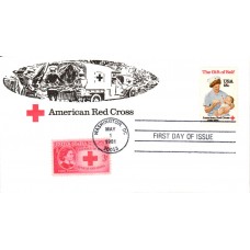 #1910 American Red Cross Combo KMC FDC