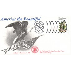 #1973 Massachusetts Birds - Flowers KMC FDC
