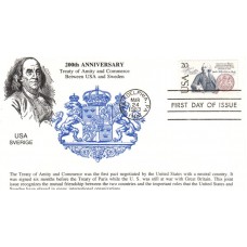 #2036 US - Sweden KMC FDC
