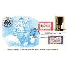 #2081 National Archives Combo KMC FDC