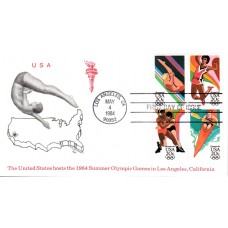 #2082-85 Summer Olympics KMC FDC