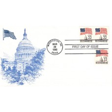 #2114-15 Flag over Capitol Combo KMC FDC