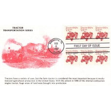 #2127-27a Tractor 1920s Combo KMC FDC