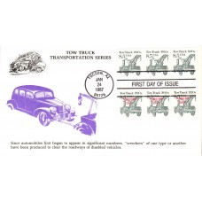 #2129-29a Tow Truck 1920s Combo KMC FDC