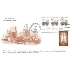 #2130a Oil Wagon 1890s Combo KMC FDC