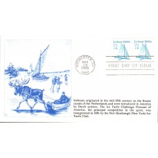 #2134 Iceboat 1880s KMC FDC