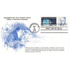 #2170 Paul Dudley White MD Combo KMC FDC