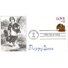 #2202 LOVE - Puppy KMC FDC