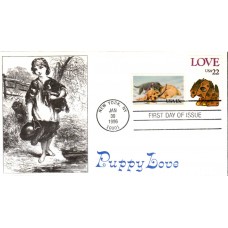 #2202 LOVE - Puppy Combo KMC FDC