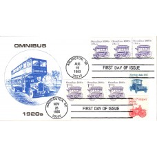 #2225 Omnibus 1880s Dual PNC KMC FDC