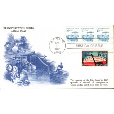#2257 Canal Boat 1880s Combo KMC FDC