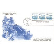 #2257 Canal Boat 1880s PNC KMC FDC