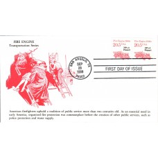 #2264 Fire Engine 1900s KMC FDC