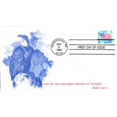 #2278 Flag and Clouds KMC FDC