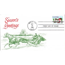 #2400 Horse and Sleigh KMC FDC