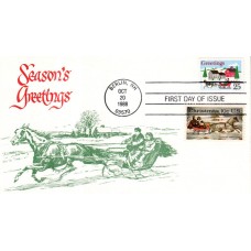 #2400 Horse and Sleigh Combo KMC FDC