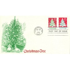 #2515-16 Christmas Tree Combo KMC FDC
