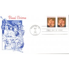 #2578-78v Madonna and Child KMC FDC