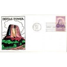 #1084 Devils Tower Knoble FDC