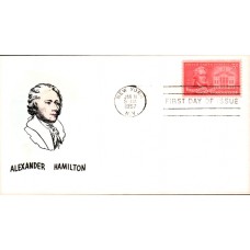 #1086 Alexander Hamilton Knoble FDC