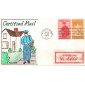 #FA1 Mailman - Certified Mail Knoble FDC