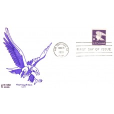 #1820 B - Eagle Kribbs FDC