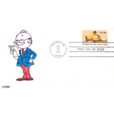 #1925 Disabled Persons Kribbs FDC