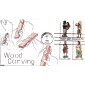 #2240-43 Woodcarved Figures Kribbs FDC