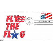 #2475 US Flag Kribbs FDC