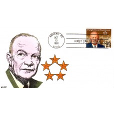 #2513 Dwight D. Eisenhower Kribbs FDC