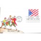#UX153 US Flag Kribbs FDC