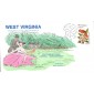 #2000 West Virginia Birds - Flowers Land's End FDC