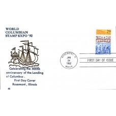 #2616 World Columbian Expo Law FDC