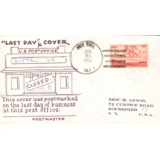 Nut Tall VA Post Office Last Day - Eric Lewis Cover